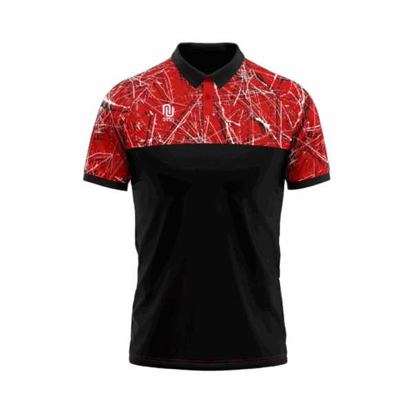 Splatter Polo Shirt front
